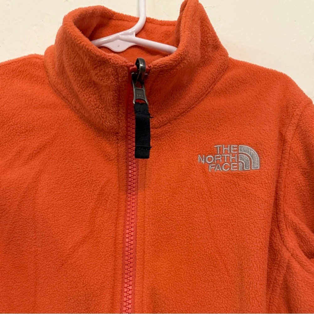 The North Face girls fleece zip up jacket size 7/8 - Picture 2 of 4